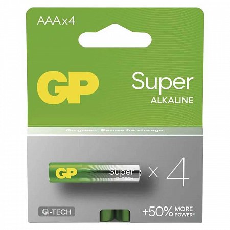 EMOS GP Alkalická batéria Super LR03 (AAA) 4ks