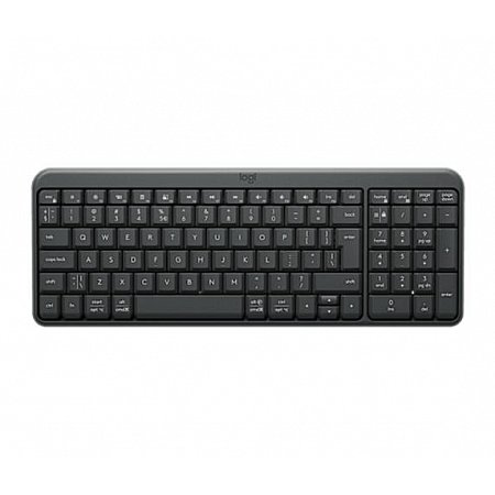 Logitech K250 - kompaktná bezdrôtová klávesnica - grafitová - CZ/SK