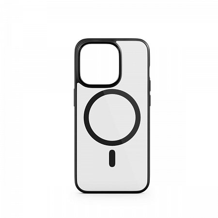 iStores by Epico Hero Magnetic - MagSafe Compatible Case iPhone 15 - transparentne čierny