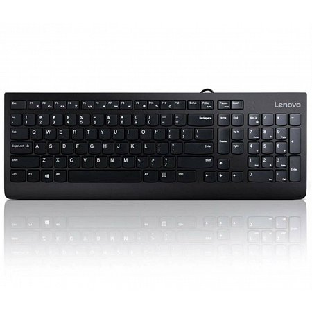 Lenovo 300/Drôtová USB/ CZ layout/Cierna
