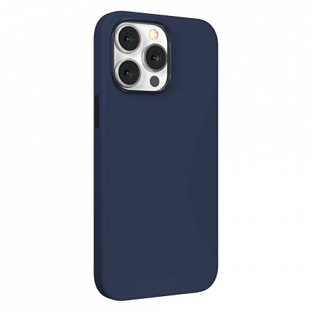 Devia kryt Nature Series Silicone Case pre iPhone 14 Plus - Navy Blue