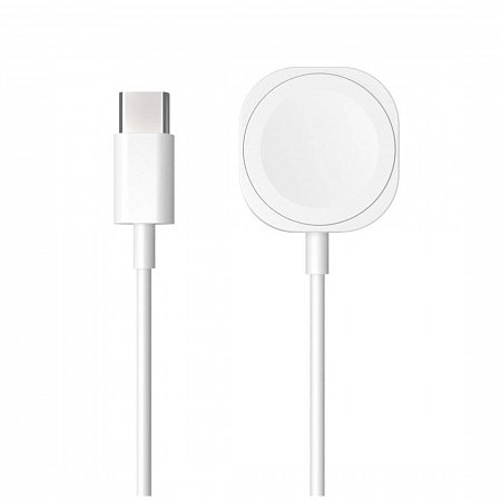 FIXED USB-C nabíjací kábel pre Apple Watch, biely