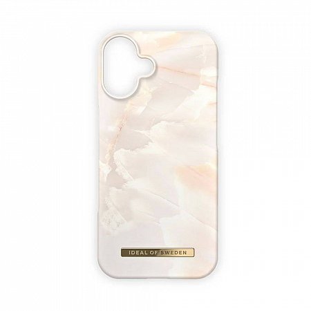 iDeal Fashion Case MagSafe iPhone 16 Rose Pearl Marble