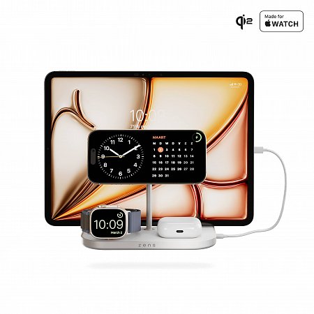 ZENS 4-1 Wireless Charger 60W USB-C output