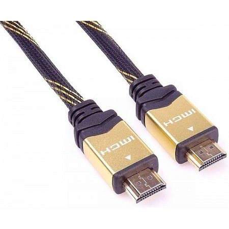PremiumCord 4K HDMI 1.4 High Speed + Ethernet kabel, pozlátené HQ konektory, nylonové prevedenie, 10m