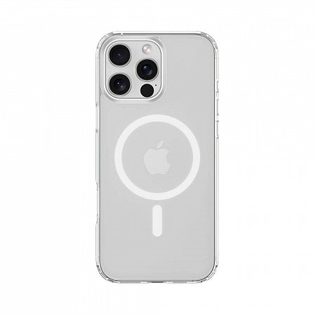 Devia kryt Pure Clear Magnetic Shockproof Case pre iPhone 16 Pro - Clear