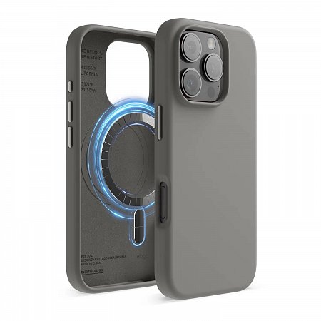 Elago kryt Silicone Case Magsafe pre iPhone 16 Pro - Medium Gray