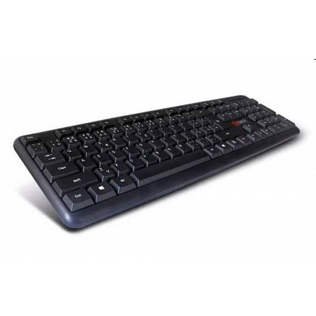 Klávesnica C-TECH KB-102 USB slim black, CZ/SK