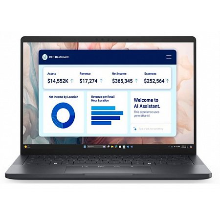 Dell Pro 14 Premium PA14250/U7-266V/Evo/16GB/512GB SSD/14" FHD+/IRCam/FgrPr/3Cell/65W/WLAN/vPro/Win11Pro/3Y PS