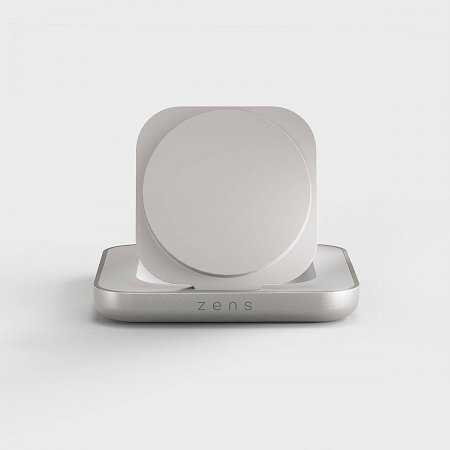 ZENS Qi2 Magnetic Nightstand charger White