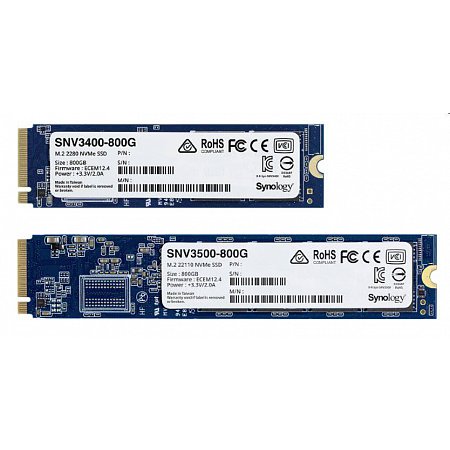 Synology™   SNV3500-800G   NVMe SSD 800GB. M.2 (3100MB/s, 100MB/s) s ochrana napájení
