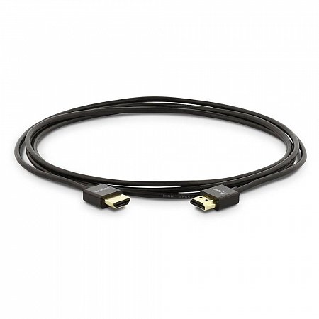 LMP kábel HDMI to HDMI 2.0 super slim 4K@60Hz 0.5m - Black