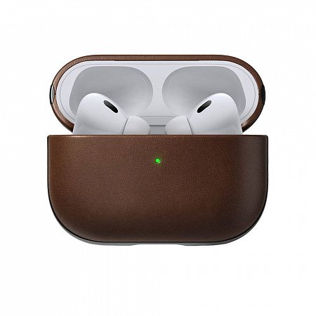 Nomad puzdro Leather Case pre Apple Airpods Pro 2 - Brown