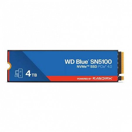 WD Blue SN5100 SSD Powered by SanDisk 4TB M.2 NVMe Gen4 6900/6700MBps
