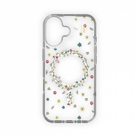 iDeal Fashion Clear Case MagSafe iPhone 16 Petite Floral