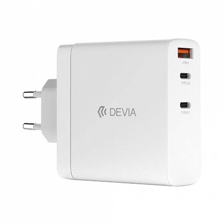Devia sieťová nabíjačka Extreme Speed PD 2C+A GaN Charger 140W - White