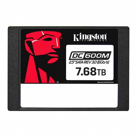 Kingston 7,68TB SSD DC600M SATA3 2.5" (R: 560 MB/s, W: 530 MB/s)