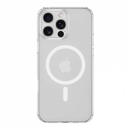 Devia kryt Pure Clear Magnetic Shockproof Case pre iPhone 16 Pro Max - Clear