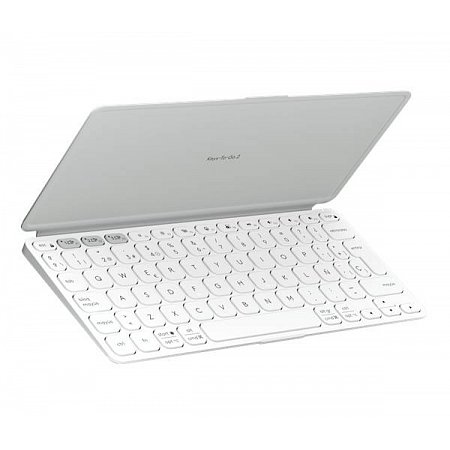 Logitech Keys-To-Go 2 - prenosná Bluetooth klávesnica, US - bledošedá
