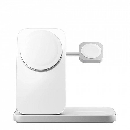 Nomad Stand One Max 3-in-1 Magsafe Charger - Silver *Rozbalený*