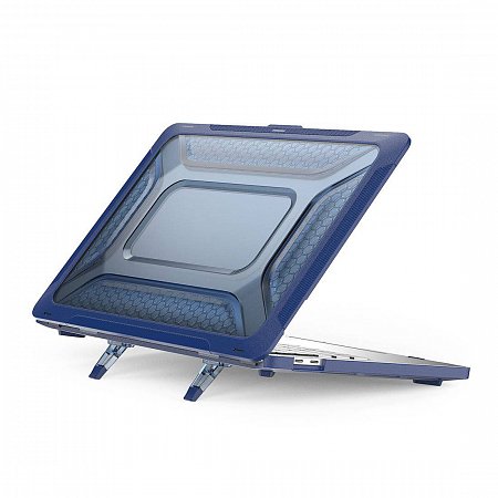 Devia kryt Super Scratch-Proof Hard Jacket pre Macbook Air 13" 2020 - Sapphire Blue