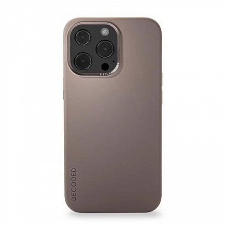 Decoded kryt Silicone Backcover MagSafe pre iPhone 13 Pro Max - Dark Taupe