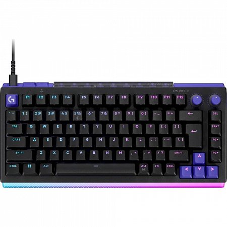 Logitech G512 X 75 - mechanická herná klávesnice, USB, hmatová, čierna, US