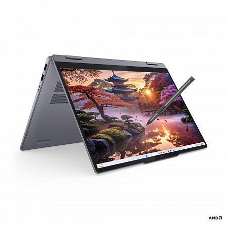 Lenovo IdeaPad 5 2-in-1 14AKP10 AMD RyzenAI 5 340 16GB 512GB-SSD 14.0"WUXGA Touch  IntegRadeon PEN Win11Home Luna Grey