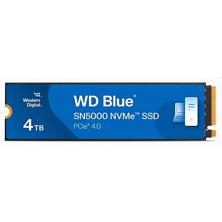WD Blue SN5000 SSD 4TB M.2 NVMe Gen4 5500/5000 MBps